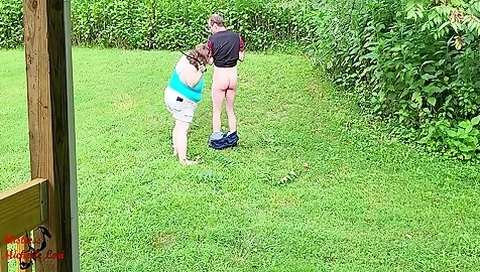 An Outdoor Spanking