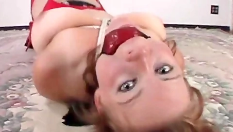 Lady Red - Lady In Red, Bound And Gagged